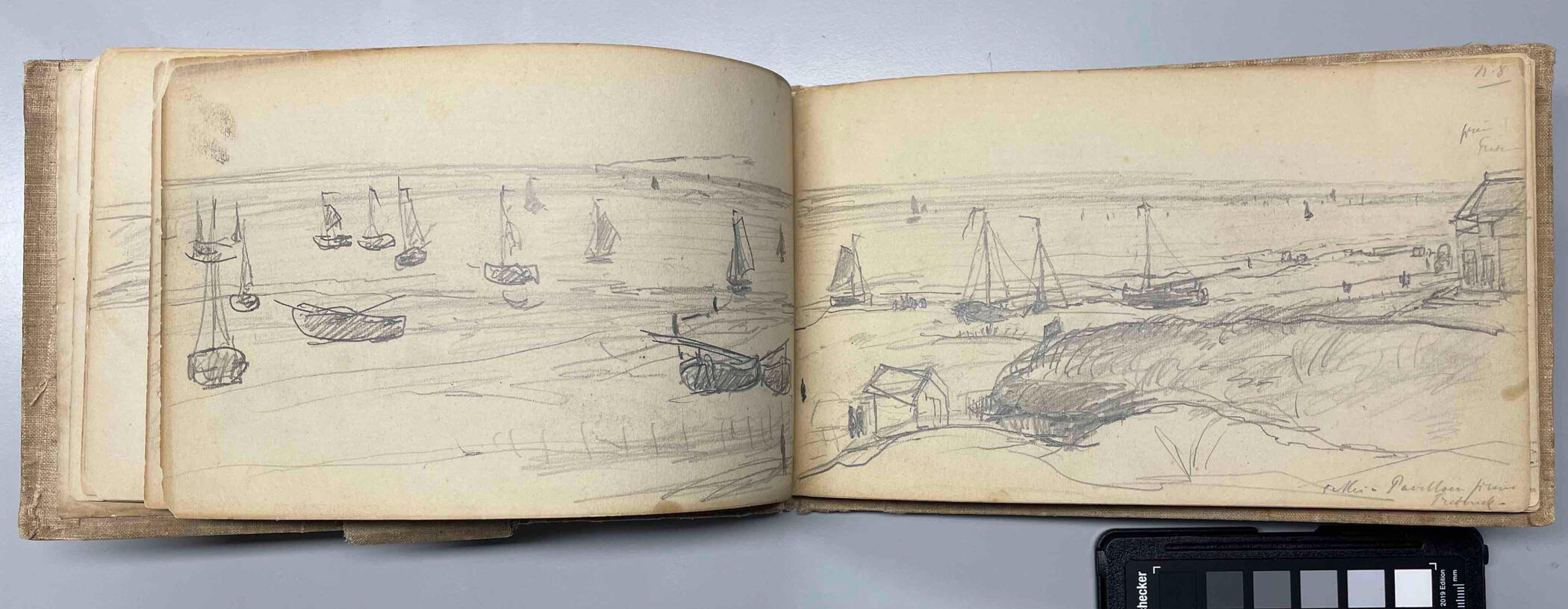 Mesdag sketchbook, after conservation